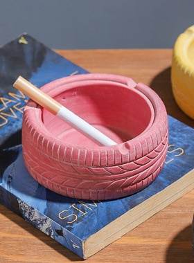 烟灰缸装饰品美式复古装饰摆件