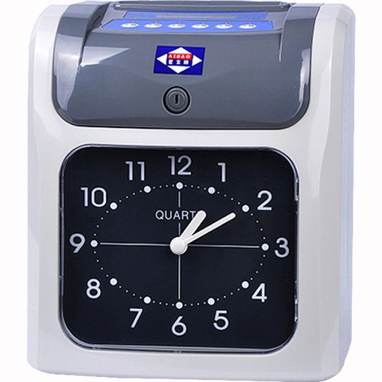 Aibo S-960P Attendance Machine Punch Card Machine Attendance Paper Card Punch Clock Attendance Machine Can Order English Version Attendance Card Clock