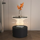 Villa style acrylic bedside table high-end bedside cabinet small coffee table creative design light luxury high-end storage cabinet