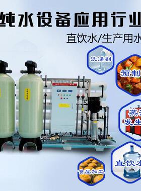 10吨反渗透纯水设备工业用水玉米加工食品加工自来水地下水净化设