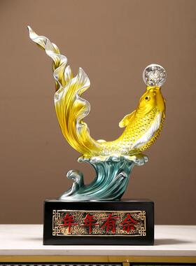 采购产品创意入口大厅，超过每年，办公室锦鲤鱼，吉祥饰品，酒柜
