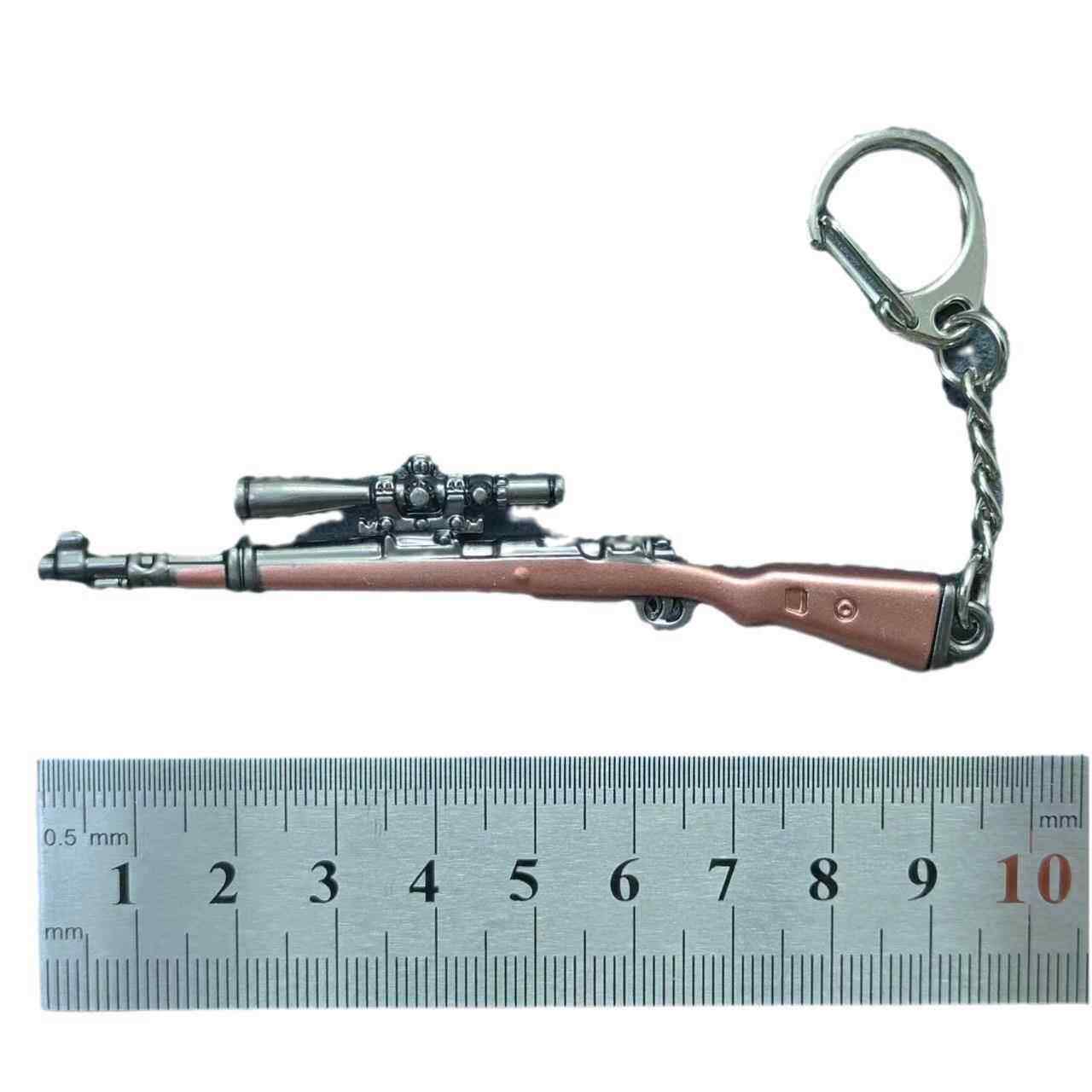 和平精英挂件迷你吃鸡钥匙扣小挂件和平精英98k合金枪模型吃鸡战场男孩小玩具