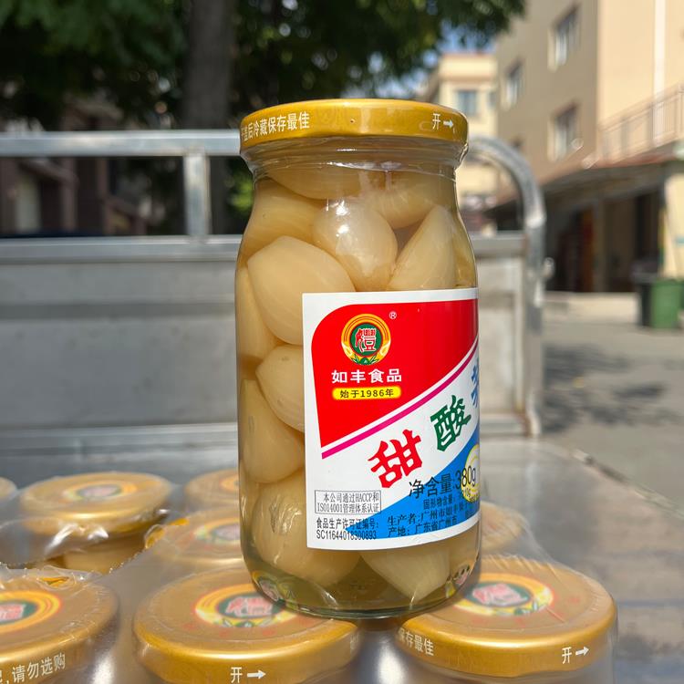 如丰食品甜酸荞头380g新鲜腌制泡菜配菜小食酱菜增城特产酸甜可口