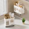 Kitchen household chopstick storage box 2026 new storage rack multi-functional chopstick cage rack drain storage wall hanging