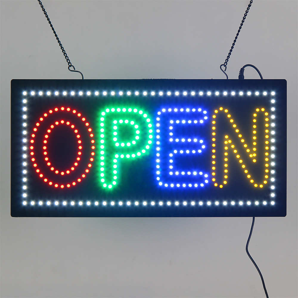 LED亚克力open sign 柔和灯酒吧咖啡店营业氛围广告灯牌悬挂 - 图2