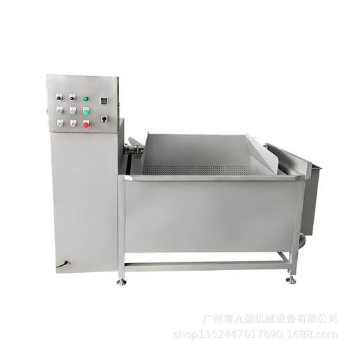 130L排骨肉类清洗机循环水单槽洗菜机翻斗式大型洗肉机啤水机 - 图3