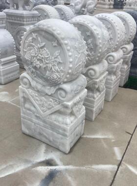 家用镇宅汉白玉青石雕狮子貔貅抱鼓石大象麒麟一对仿古石雕门墩