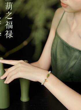 和田玉福禄手串小众设计手链手链