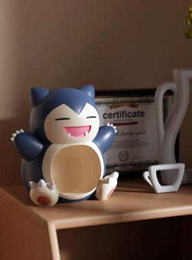 直销新款粉胖子卡比摆件玄关钥匙收纳进门口入户桌面客厅电视柜家