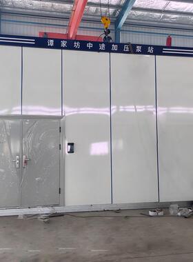 生产全自动一体式智慧泵房箱式变频加压供水设备生活给水泵站