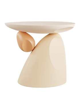 奶油风客厅落地大摆件时来运转沙发旁边几小茶几高级感家居装饰品