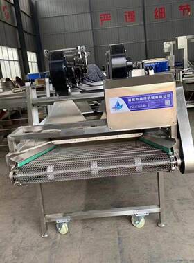 果蔬连续式翻转风干机自动翻转沥水设备网带式强流风干机器