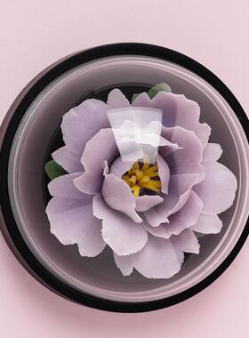 非遗手捏国花牡丹陶瓷花香薰礼盒送爱人妈妈闺蜜生日高级礼物定制