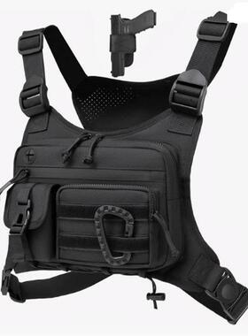 Outdoor chest bag camouflage running sports chest bag men