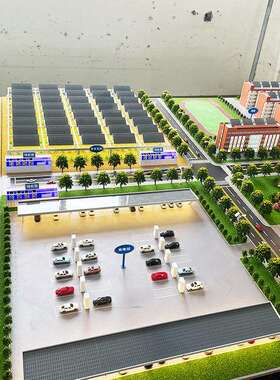 光伏沙盘模型房产沙盘建筑沙盘工厂建筑模型沙盘布景来图制作
