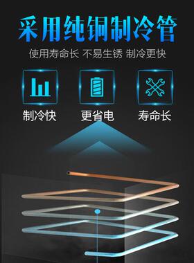 岛柜商用卧式超市冷冻冷藏展示柜组合海鲜烧烤大容量冰柜