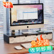 Computer monitor elevated office desktop storage box with drawer station screen elevated bracket organizer