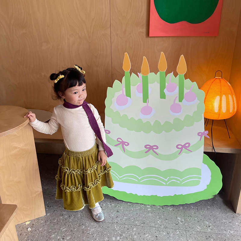 生日场景布置女孩氛围感蛋糕立牌kt板装饰ins可爱风卡通拍照道具,淘宝优惠券,粉丝福利购,淘宝优惠卷