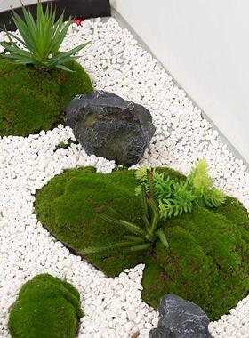 仿真苔藓造景室内鼓包草皮假绿植微景观庭院仿生植物青苔石头装饰