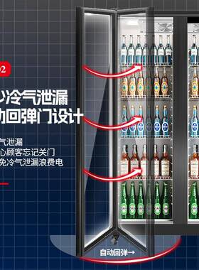 网红酒水柜酒吧饮料柜商用保鲜蛋糕柜立式冷藏鲜花柜超市展示柜