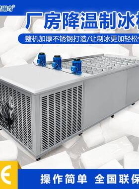 工业款5吨冰砖机可生产5KG10KG15KG20KG25KG50KG大冰块机厂家直销