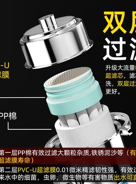 2机025款口超滤净水器农新380村中央自来水管道过滤可视窗滤芯可