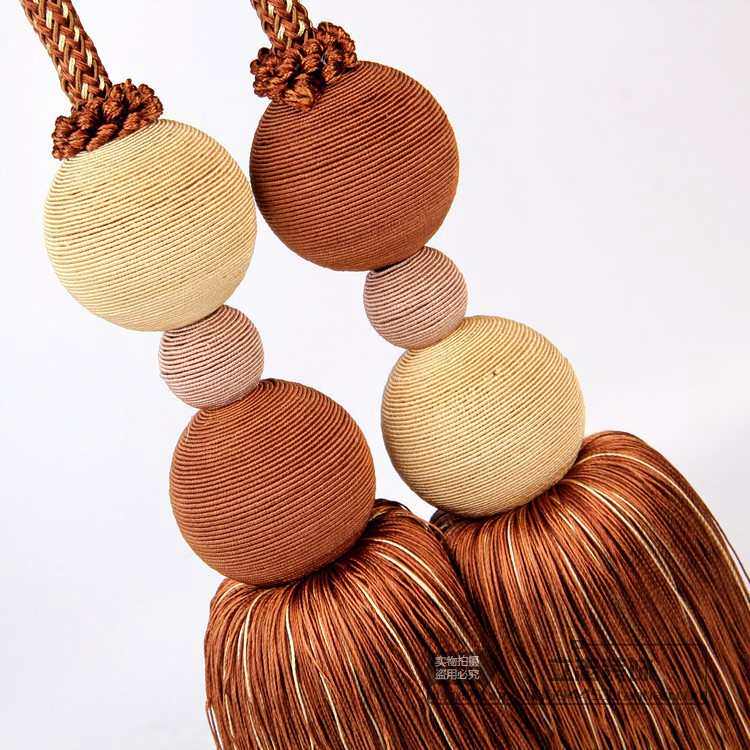 立志装饰 欧式档次窗帘挂球流苏配件窗帘扣窗帘绑带绑绳装饰吊穗,淘宝优惠券,粉丝福利购,淘宝优惠卷