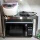 Customized stainless steel processing rack One-layer single-layer microwave oven oven kitchen storage household pot rack