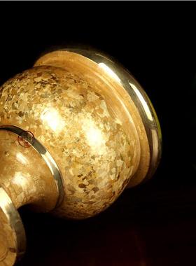 宝成佛具用品纯铜结晶斑铜供水杯供佛杯净水杯圣水杯财神酒杯