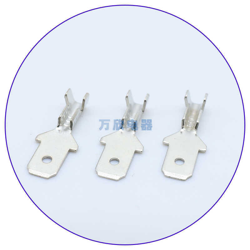 4.8插片  冷压式接线护套 镀锡酸洗0.5厚铜 611-4.8 公母对插端子,淘宝优惠券,粉丝福利购,淘宝优惠卷