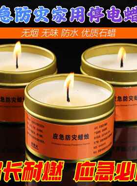 应急照明蜡烛家用停电紧急照明蜡烛环保无烟无味户外防风防水蜡烛