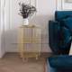 Nordic iron mesh storage rack living room entrance sofa balcony multi-layer storage rack floor bedside storage cabinet