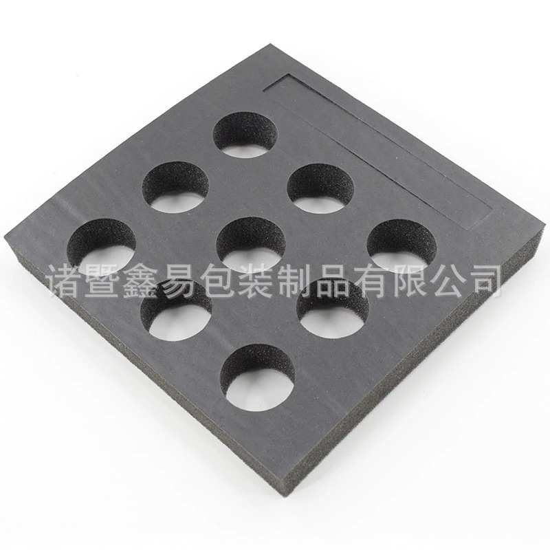 黑色长绒布海绵 防火防震EVA泡绵内衬 高密度高弹eva工具箱内衬 - 图2