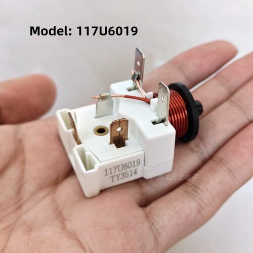 冰箱冰柜丹佛斯压缩机SC15 21 SC18G重锤启动器电容117u6019 5017 - 图0