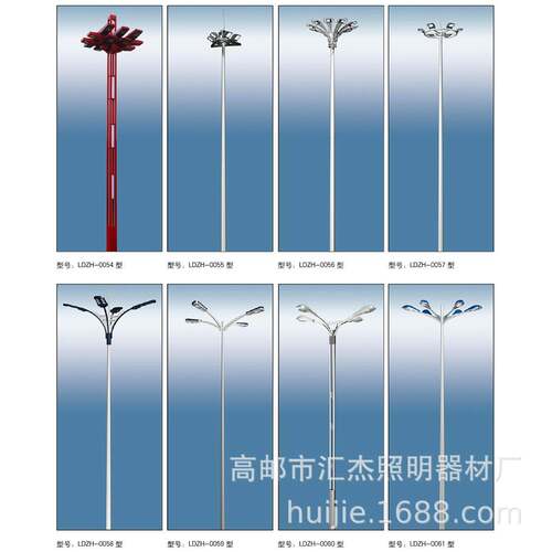 篮球场中高杆灯6米12米LED高杆灯球场灯高度可定车站高杆路灯 - 图2