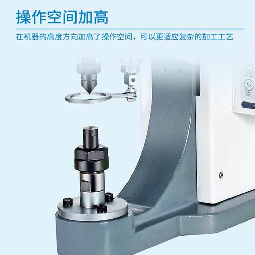 TC-2808H气动钉扣机服装帆布制品装订纽扣机鸡眼扣四合扣钉扣机 - 图1