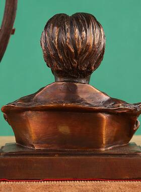 黄铜毛爷爷浮雕摆件主席像摆件