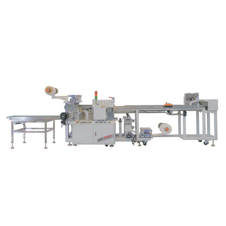 Shuoyuan four-side sealing packaging machine high-speed one out one nasopharyngeal swab film sealing machine cotton swab packaging machine multi-function
