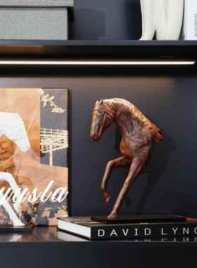 跨玄境CCN公款中古法式马客厅书房样板间电视柜爆关办室软装饰品