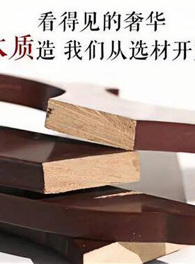 石头画支架盘子托架实木展示架摆件小底座鹅卵石普洱茶架子茶饼架