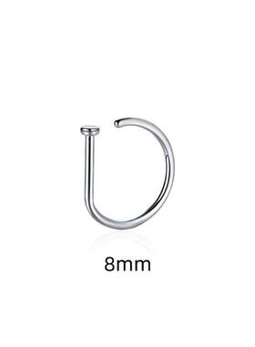 Women Men Fake Piering Nose Ring Earrings Fashion punk Non P