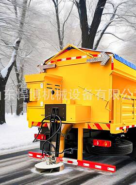 车载式融雪剂撒布机大型车载式融雪剂撒布机4立方除雪除冰撒盐机