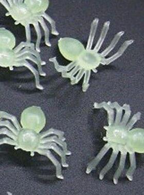 50Pcs/lot Halloween Decorative Spiders Small Black Plastic F