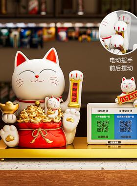 贝汉招美可爱树脂财猫开业自动摇招手店铺收银件台前台新店摆2025