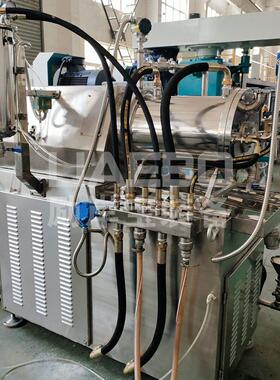 供应 30L端棒块式陶瓷纳米砂磨机 非标设计 磷酸铁锂卧式砂磨机
