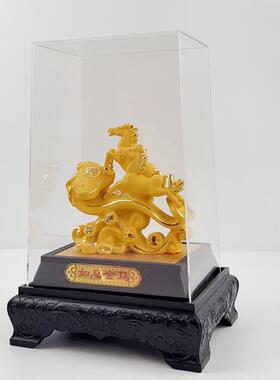 绒沙金马前程万里马到成功家居摆件创意保险公司4S店送客户伴手礼
