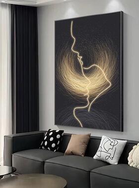 现代轻奢装饰画意式抽象艺术挂画玄关走廊壁画客饭厅背景墙挂画