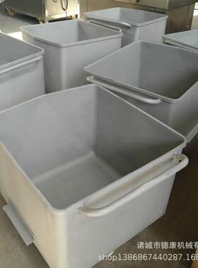 厂家304不锈钢料桶车猪牛羊不锈钢肉料车标准200L料斗车小料车