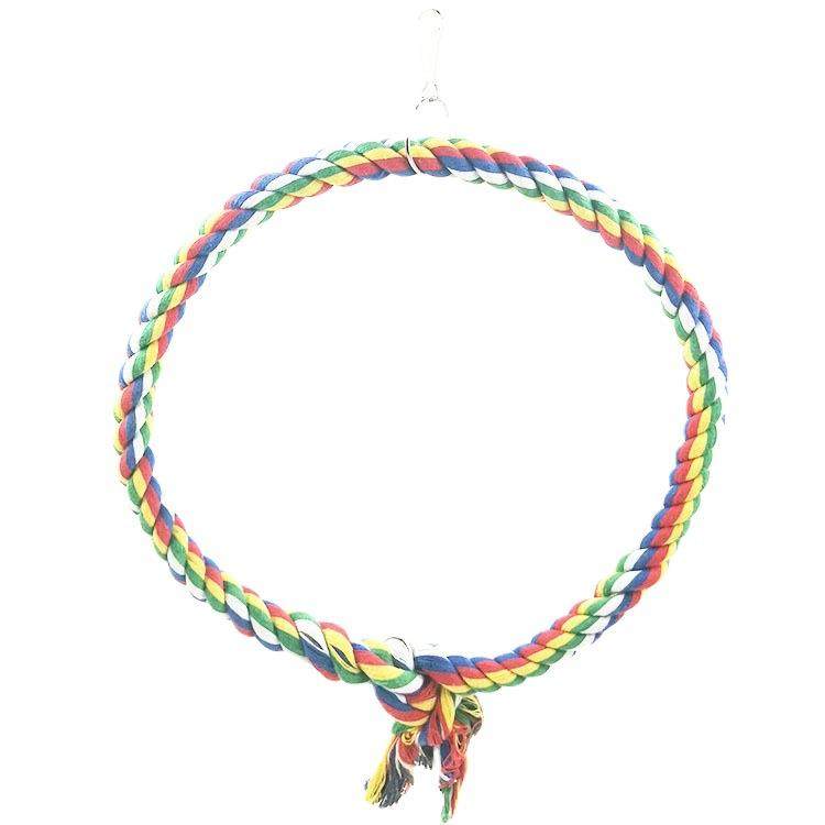 鹦鹉吊环 鸟玩具 圆形圆圈吊环 攀爬环 大中小鹦鹉攀爬绳索 秋千,淘宝优惠券,粉丝福利购,淘宝优惠卷