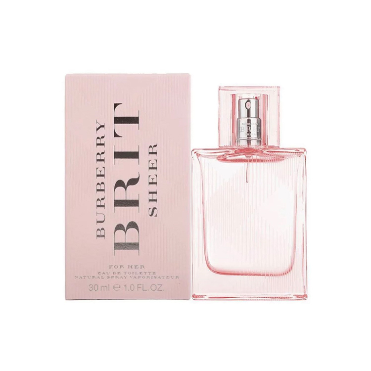 BURBERRY博柏利 Brit Sheer 红粉恋歌女士淡香水 芬芳气息 EDT 30 - 图0